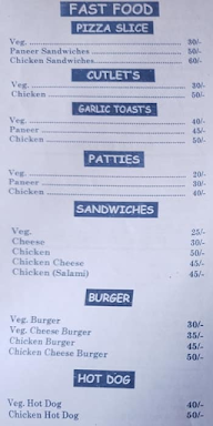 Fryday Bakery menu 1