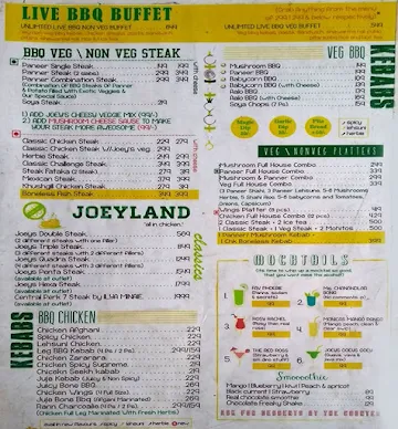 Central Perk 7 menu 