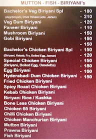 Bachelor's Special Biriyani menu 7