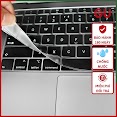 Bảo Vệ Bàn Phím Trong Suốt Cho Macbook Đủ Dòng, Miếng Lót Silicon Trong Suốt Bảo Vệ Bàn Phím Macbook Pro / Air / M1