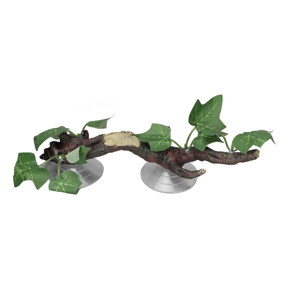 Reptile Corner Branch Relieve Boredom Climbing Terrarium Plant Decoration Strong Suction Natural Simulation for Fish