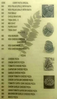 Curry Patta menu 1