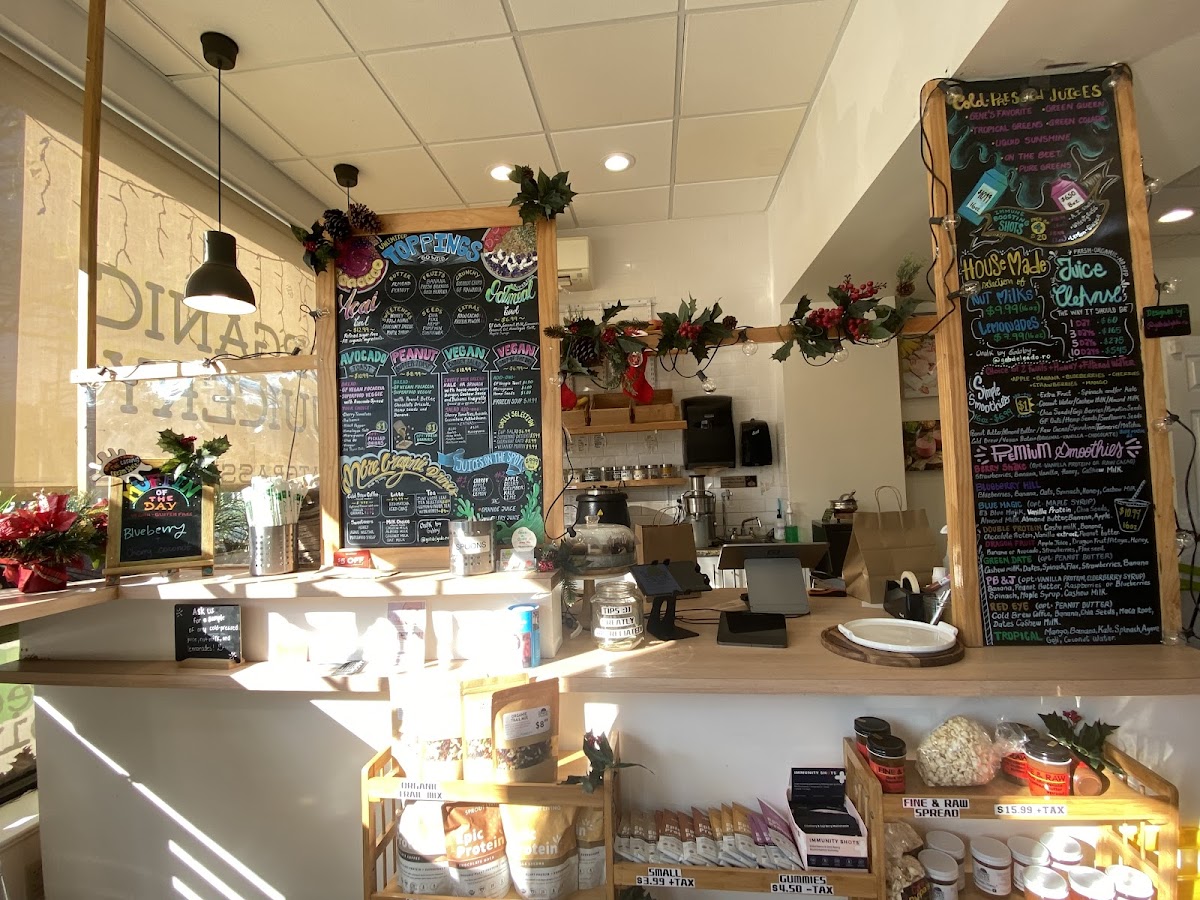 Gluten-Free at Green Point Juicery: Organic Juice Bar