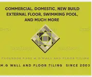 M.G Wall and Floor Tiling Logo