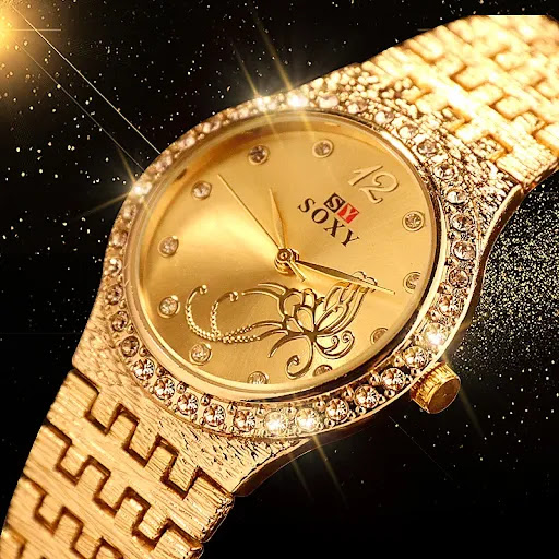 Title 1, Flower Butterfly Exquisite Casual Ladies Watch...