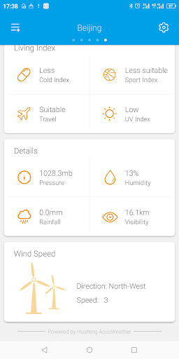 Screenshot Weather live