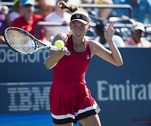 Elise Mertens ziet haar opmars op deze wijze gestuit in de USA