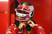 Charles Leclerc of Monaco and Ferrari prepares to drive in the garage during practice for the F1 Grand Prix of Italy at Autodromo di Monza on September 06, 2019 in Monza, Italy.