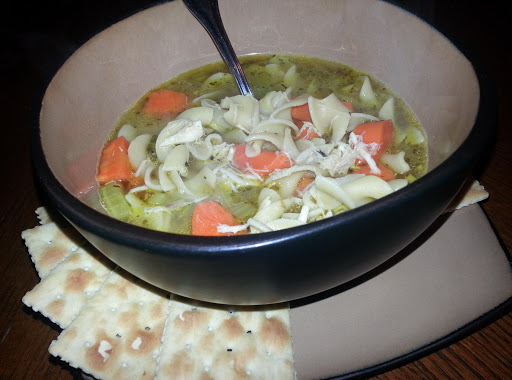 Feel better chicken soup for dinner tonight for my sick babies!