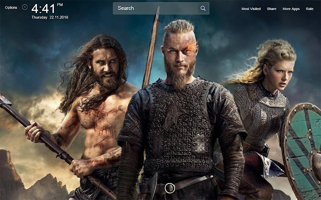 Vikings Wallpapers Theme New Tab