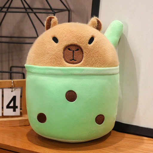 Title 6, Capabala Capybara Milk Tea Transformation Doll....