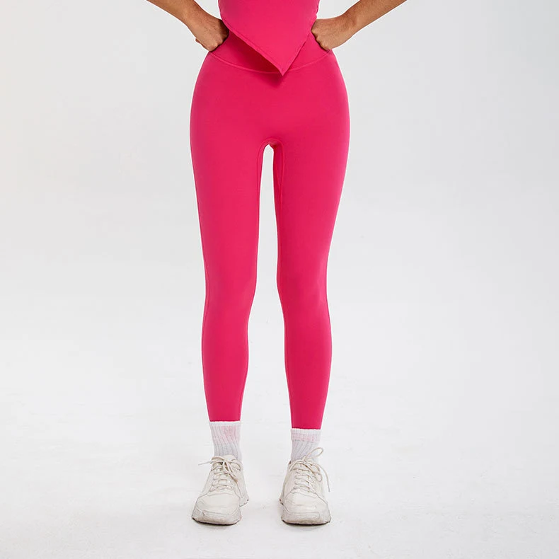 Ženske Sportske Joga Pantalone Running Hip Raise Podižu Bokove Prozračne Idealne za Trčanje i Jogu Udobnost i Sloboda Pokreta