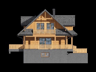 Milicz dw 29 - Elewacja prawa