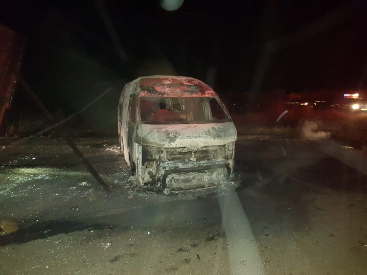 Ambulance torched in Thabazimbi protests evening of June 20 2018