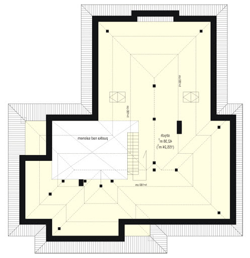 Komfortowy 3 - Rzut poddasza