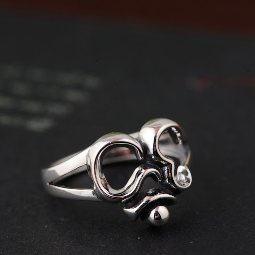 Title 2, S925 Silver Vintage Craft Fashion Ring, a styli...