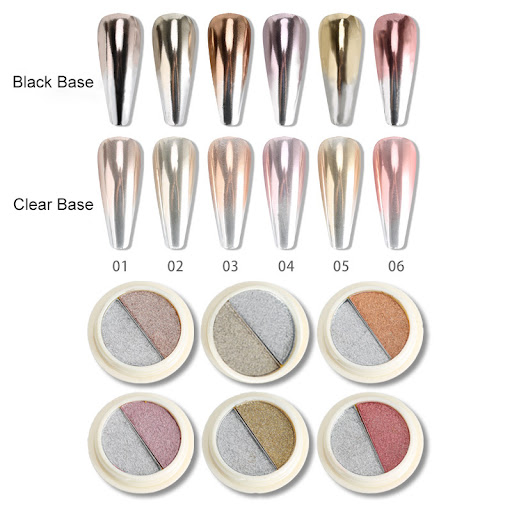 Title 10, Nail Enhancement Solid Two-color Tuhao Gold Mag...