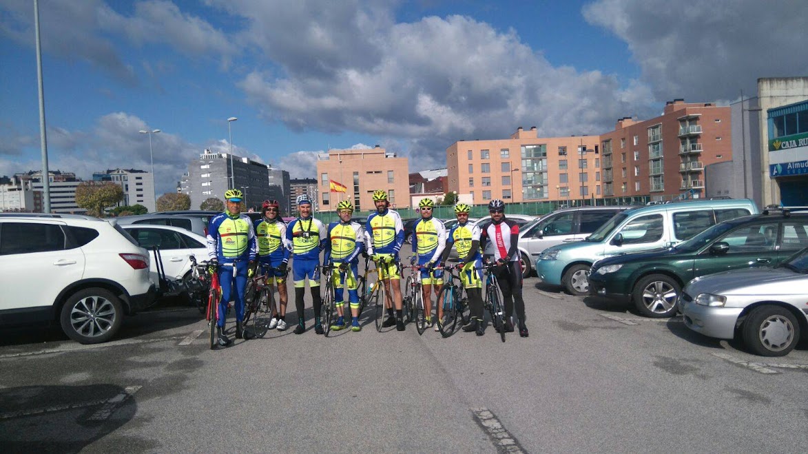 El grupo en El Toralín, Ponferrada