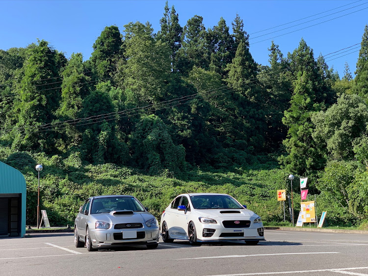 WRX STIの朝のツーリング・9月17日・オフ会・ステッカー狩り・ながおか花火館に関するカスタム事例の投稿画像2枚目