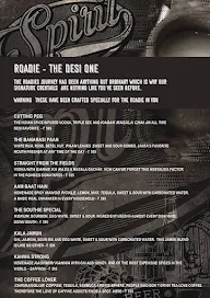 Club Roadies menu 4