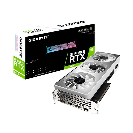 Card màn hình GIGABYTE GeForce RTX 3070 8GB GDDR6 N3070VISION OC-8GD