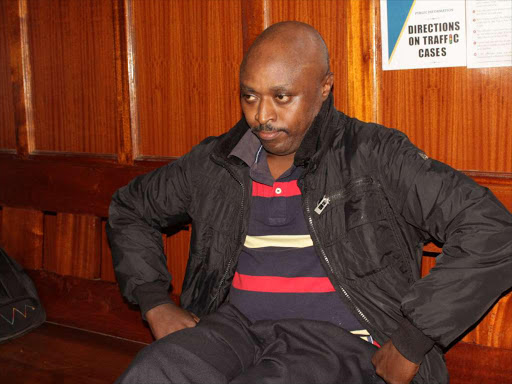 Mugo Wairimu in a Milimani court on November 14. He was accused of running an unlisensed clinic /COLLINS KWEYU