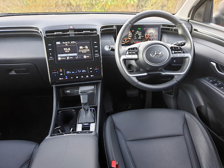 A high-tech feel is created by a touchscreen centre console and a digital instrument panel. Picture: DENIS DROPPA