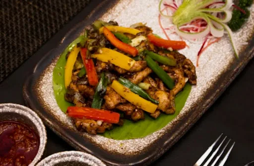 Chicken Pepper Spring Onion