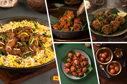 Pepper Chicken Biryani Family Combo (Serves 4)