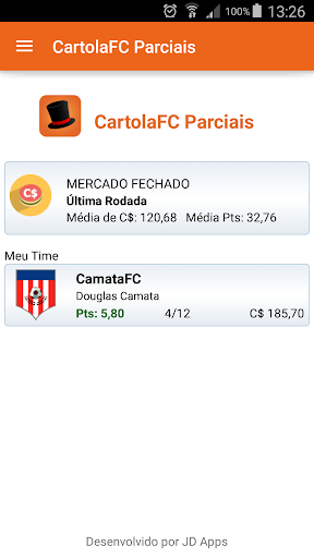 CartolaFC Parciais