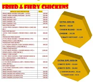 Fried N Fiery menu 1