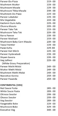 7 Days Restaurant menu 3