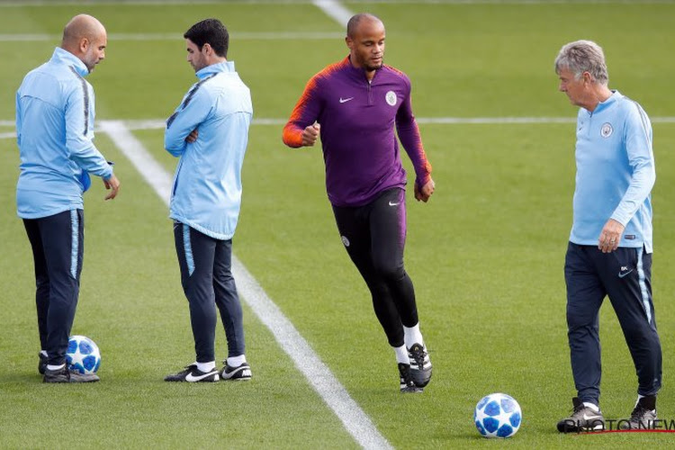 Guardiola spreekt zich uit over de toekomst van Vincent Kompany, die eind dit seizoen einde contract is