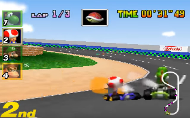 Mario Kart 64 Race Game