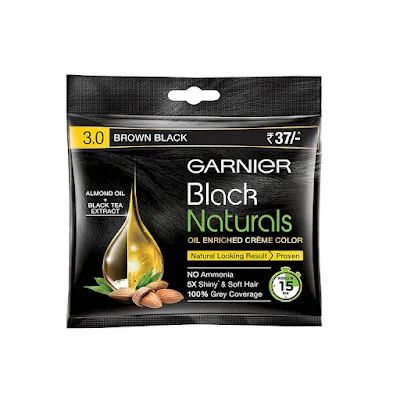 Garnier Black Naturals Hair Colour Shade 3 - Brown Black 20 Ml + 20 Gm