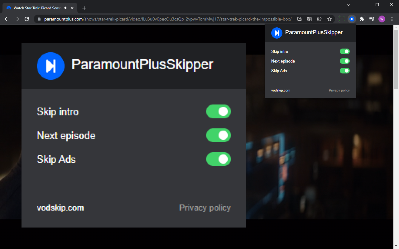 ParamountPlusSkipper Preview image 3