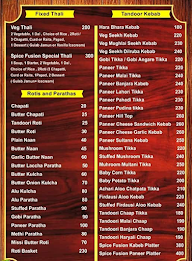 Spice Restaurant menu 8