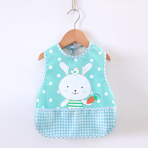 Title 1, Childrens Sleeveless Eating Bib with Rice Pock...