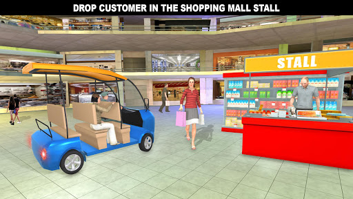 Shopping Mall Rush Taxi: City Driver Simulator