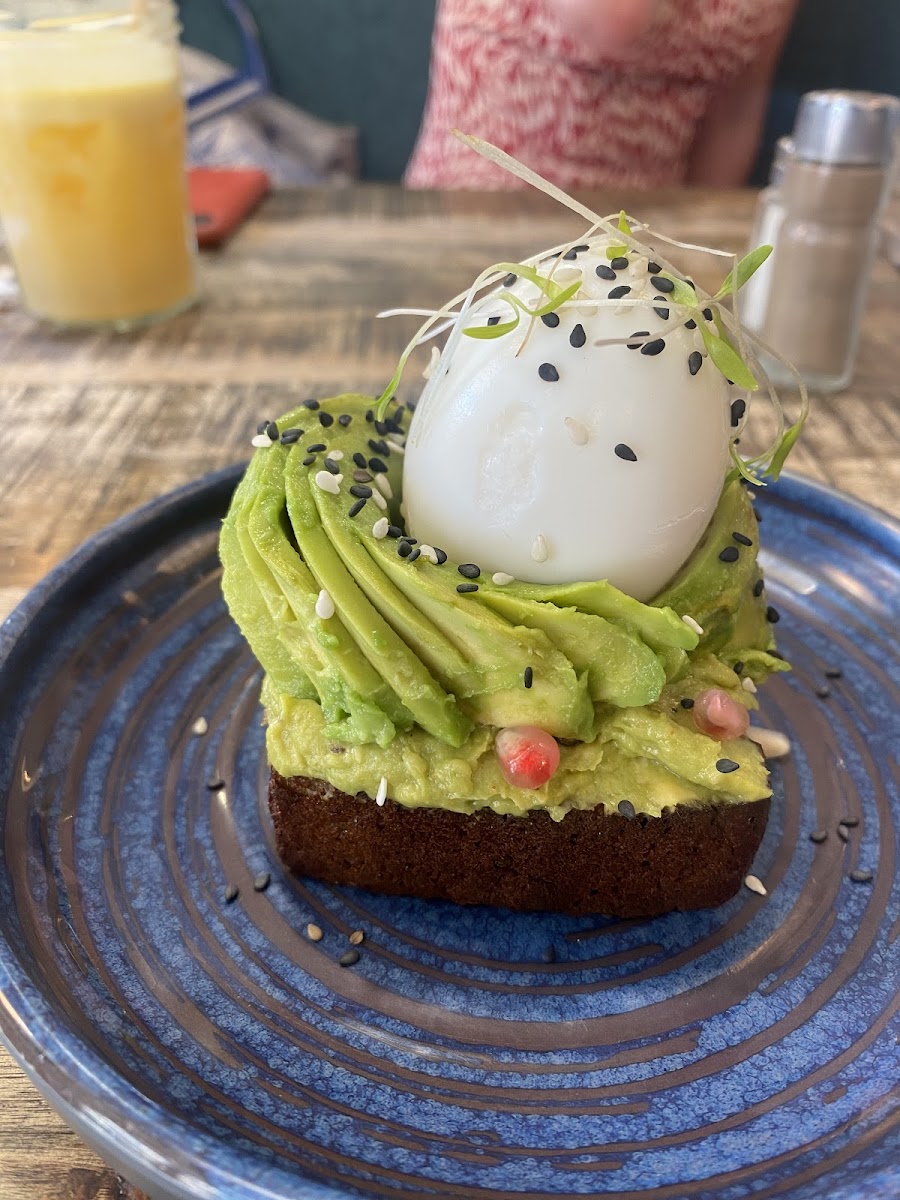 Gluten free avacado toast