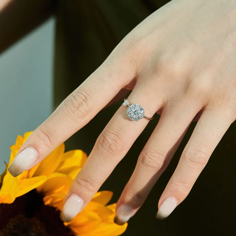 Title 2, S925 Sterling Zilveren Ring Dames Verstelbaar O...