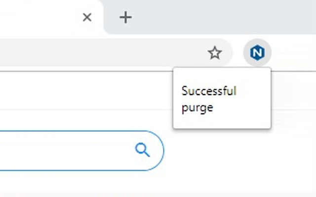 NGINX Purge Cache chrome extension