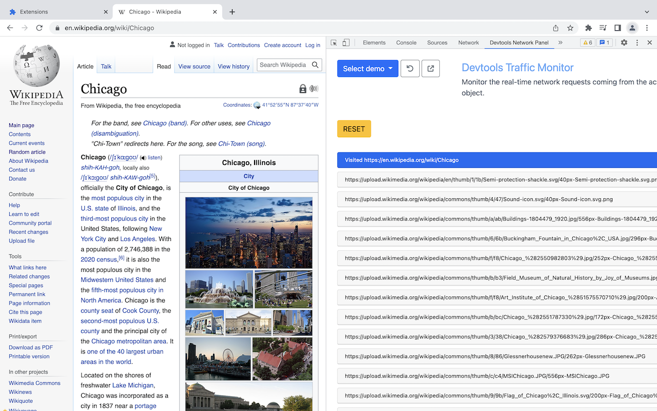 Example Chrome Extension Preview image 3