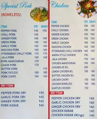 Chandrappa Hotel menu 1