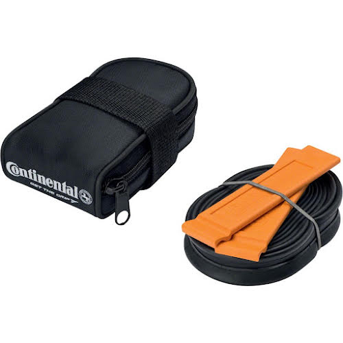 Continental Road Saddle Bag - Includes 700 x 18-25 Presta Tube, 2 Tire Levers