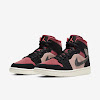 air jordan 1 mid particle beige / canyon last / sail / black