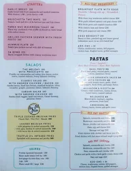 Big Fat Sandwich menu 1