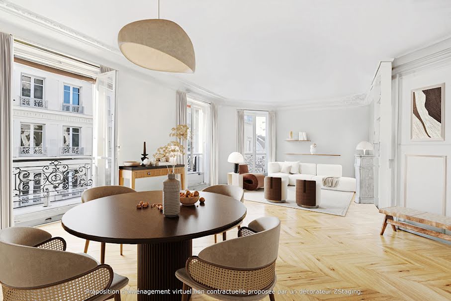 Vente appartement 4 pièces 88 m² à Paris 17ème (75017), 1 000 000 €