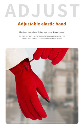 Title 5, Genuine Leather Gloves Autumn-winter Warm And T...