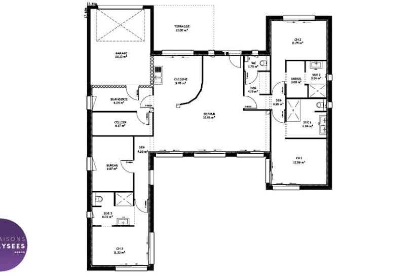  Vente Terrain + Maison - Terrain : 450m² - Maison : 132m² à La Jarrie (17220) 